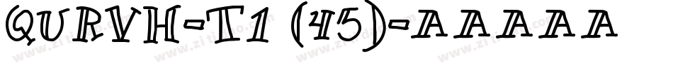 QURVH-T1 (45)字体转换